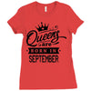 Queens Are Born In September Ladies Fitted T-Shirt