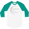 basketball sport bball streetball sportswear usa baskets ball 3/4 Sleeve Shirt