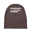choose your weapon game Baby Beanies