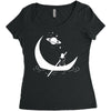 On The Moon Women's Triblend Scoop T-shirt