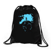 water planet global warming world ocean banksy nature graphic Drawstring Bags