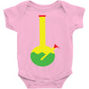 rasta bong water pipe slide insert stem filtered Baby Onesie