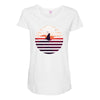 Wolf Maternity Scoop Neck T-shirt