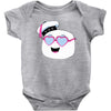 marshmallow love Baby Bodysuit