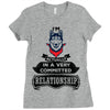 I Am Siberian Husky Actually In A Very Commited Relationship Ladies Fitted T-Shirt