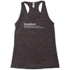 immature definition Racerback Tank
