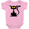 black cat Baby Bodysuit
