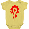 world of warcraft mists of pandaria horde Baby Onesie