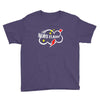 news flash black Youth Tee