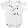 crepy crawly spiders Baby Bodysuit