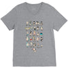 shakespeare a z V-Neck Tee