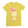 proud mom senior 2018 .. Ladies Fitted T-Shirt