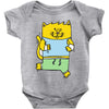 meow is running Baby Onesie
