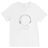 summer top men V-Neck Tee