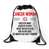 Cancer Woman Drawstring Bags