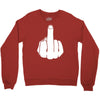 middle finger Crewneck Sweatshirt