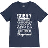 This Girl Is Taken By A Super Sexy October Boyfriend V-Neck Tee