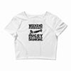 weekend rugby forecast beer pub drink Crop Top