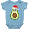 santa avocado Baby Bodysuit
