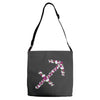 violet sagitarius Adjustable Strap Totes