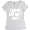 happy father&rsquo;s day 2 Women's Triblend Scoop T-shirt