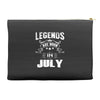 Legends Are Born In July Accessory Pouches