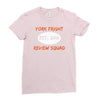 york fright review squad Ladies Fitted T-Shirt