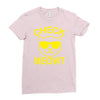 check meowti Ladies Fitted T-Shirt