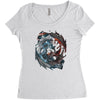 game of dragons Women's Triblend Scoop T-shirt