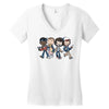 strange bffs Women's V-Neck T-Shirt