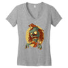zombie new Women's V-Neck T-Shirt