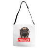 pug life Adjustable Strap Totes