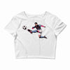 lionel messi 3 Crop Top