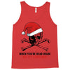skull christmas Tank Top
