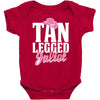 tan legged juliet Baby Bodysuit