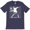 with banksy flower bomb print T-Shirt