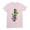 Pride Floral LGBT Colors Ladies Fitted T-Shirt