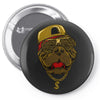 dog hip hop style Pin-back button