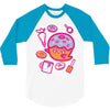 donut ghost baking 3/4 Sleeve Shirt