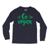 go vegan Long Sleeve Shirts
