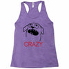 crazy (2) Racerback Tank