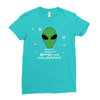 Sorry i Don't Speak Human Ladies Fitted T-Shirt