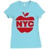 nyc big apple Ladies Fitted T-Shirt