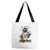 who loves lhasa apso Tote Bags