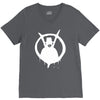 new v for vendetta logo V-Neck Tee