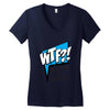 WTF! WİTH THE FAMILY Women's V-Neck T-Shirt