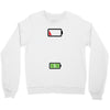 Mommy Dead Battery Crewneck Sweatshirt