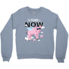 the time is now Crewneck Sweatshirt