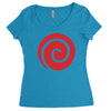 uzumaki clan symbol crest   otaku cosplay anime fan naruto gift expo t Women's Triblend Scoop T-shirt