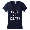 cute but crazy Women's V-Neck T-Shirt